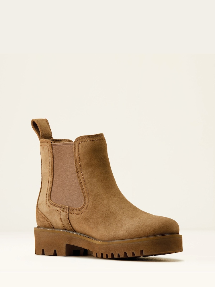Ariat Green Wexford Lug Waterproof Chelsea Boots - Image 2 of 5