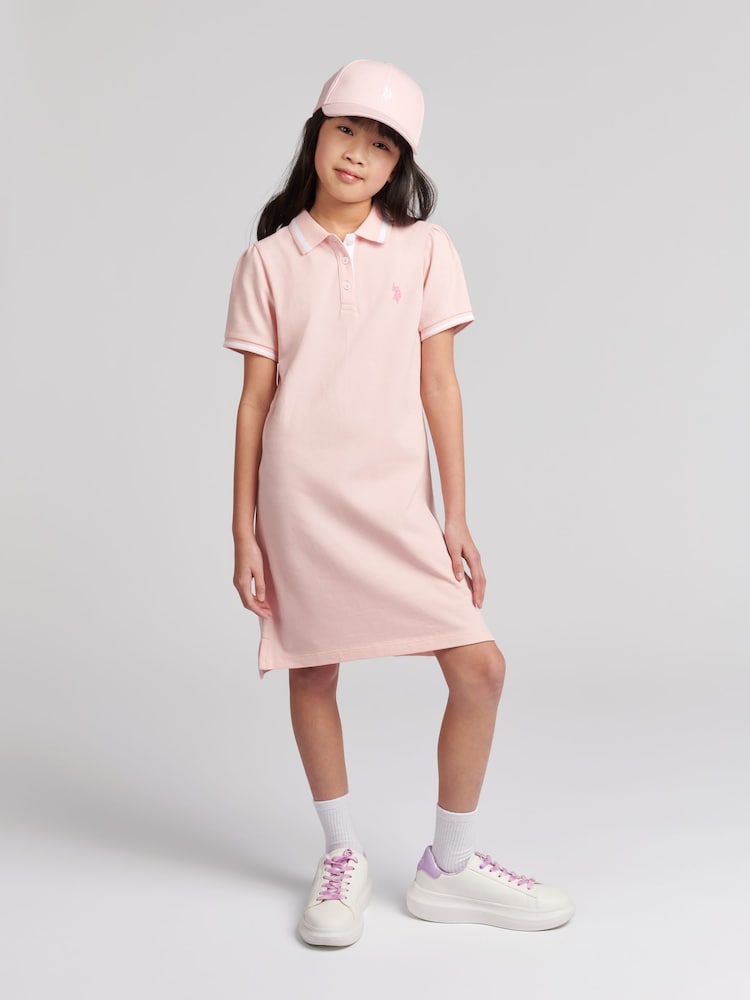 Rosa - U.S. Polo Assn. Girls polo Dress - Imagem 2 de 6