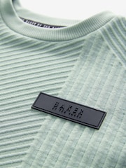 Baker by Ted Baker Green Textured Sweatshirt - Image 7 of 8