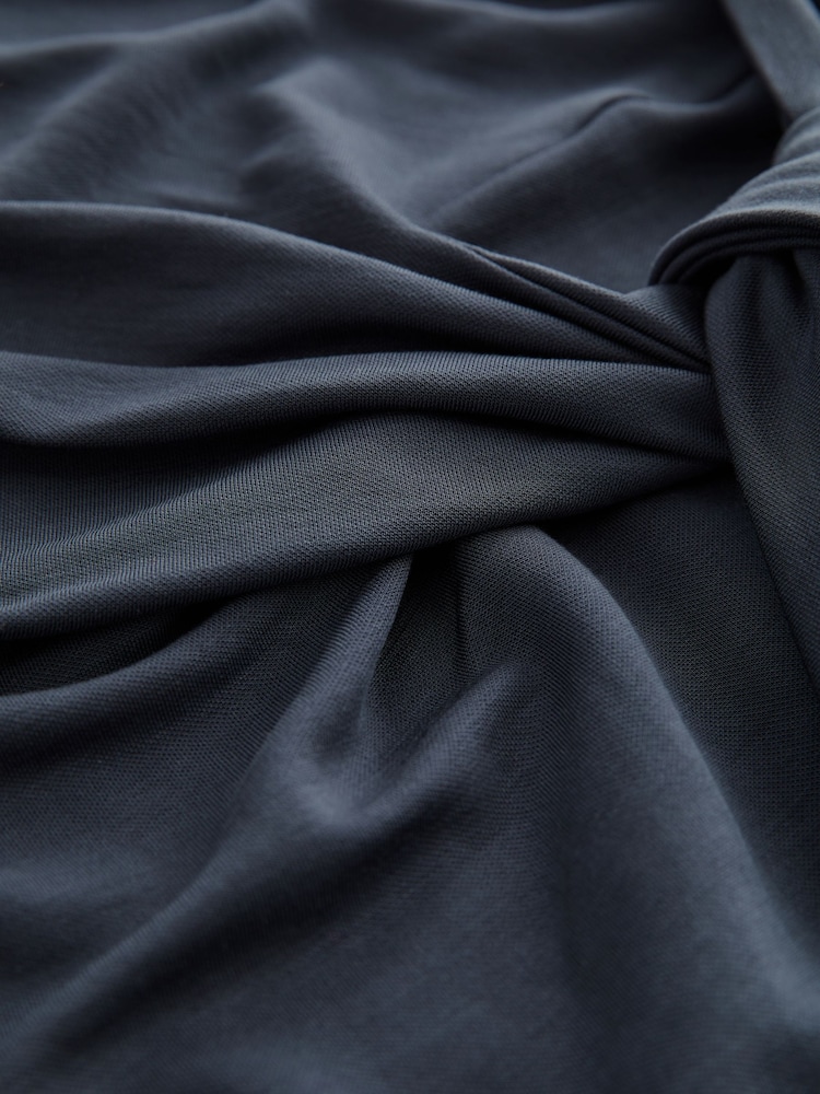 Navy Tieside Sleeveless Jersey Maxi Dress - Image 2 of 3