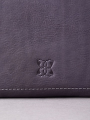 Lakeland Leather Blue Harstone Large Cross Body Bag - Image 6 of 6