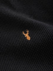 Black/Navy Oxford Mock 100% Cotton Shirt Jumper 2 Pack - Image 5 of 6