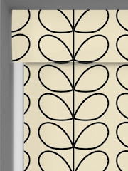 Orla Kiely Black Linear Stem Made to Measure Roller Blinds - Image 5 of 6
