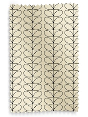 Orla Kiely Black Linear Stem Made to Measure Roller Blinds - Image 6 of 6