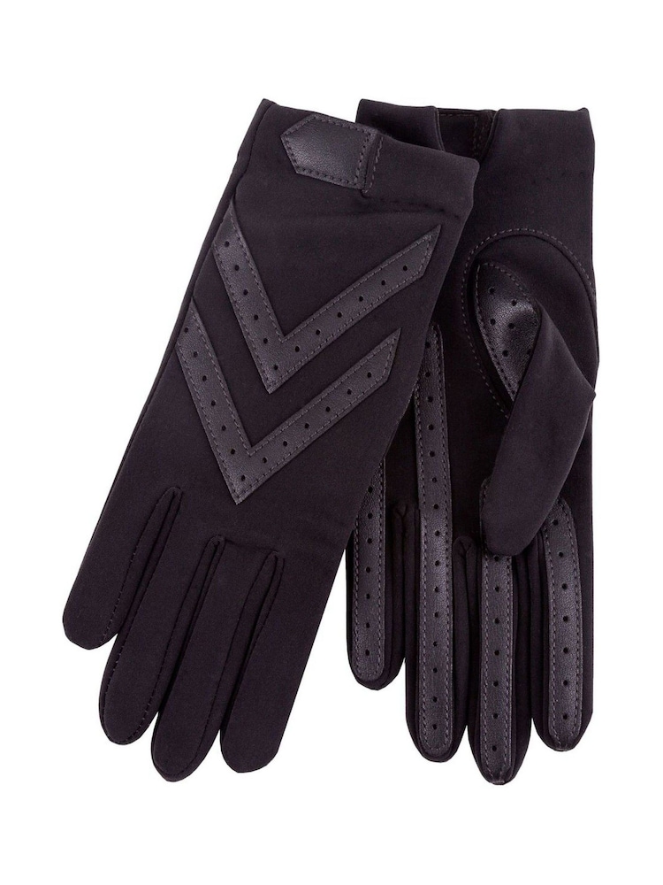 Totes Black Original Stretch Gloves With Brushed Lining And Smartouch - Image 1 of 1