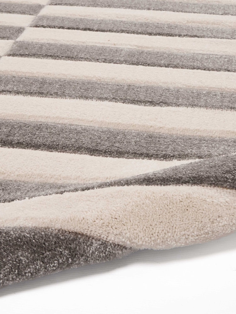 Laurence Llewelyn-Bowen Grey/White Dolce Vita Woven Rug - Image 6 of 6 Laurence Llewelyn-Bowen Grey/White Dolce Vita Woven Rug - Image 6 of 6