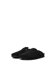 JACK & JONES Black Suede Slip On Mules - Image 2 of 6