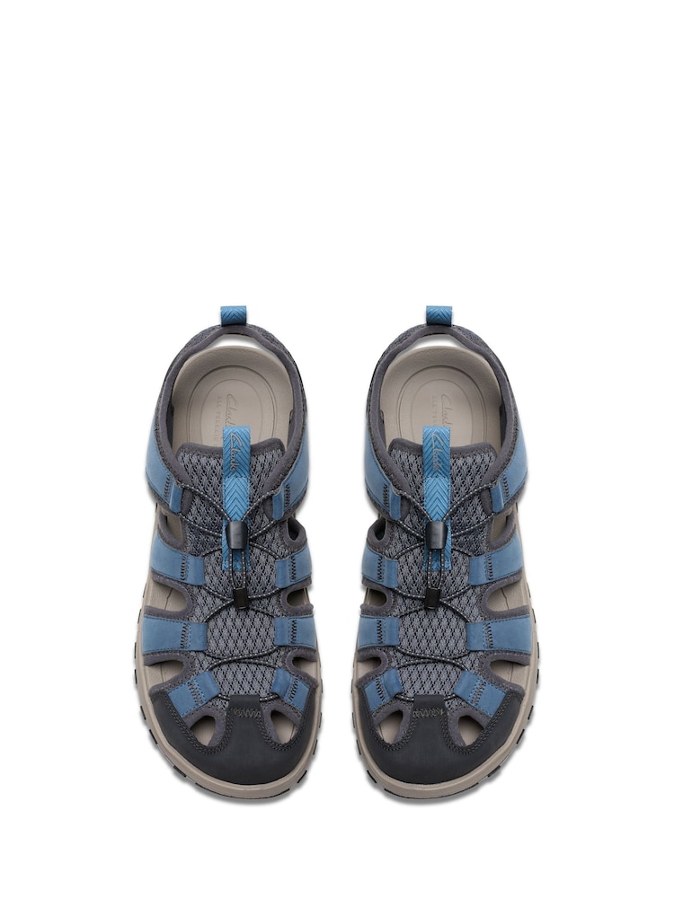 Clarks Blue Combi ATL Trek Wave Sandals - Image 2 of 8