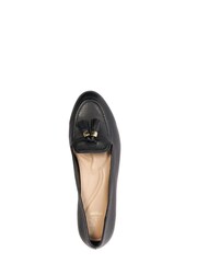 Dune London Black Gallerie Almond Toe Tassel Loafers - Image 4 of 4