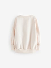 Ecru/ Red Christmas Sweatshirt (3-16yrs) - Image 6 of 8