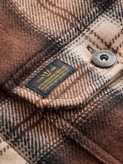 Brown Check Borg Lined Shacket - Image 8 of 12