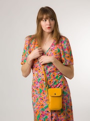 Conkca Buzz Leather Cross-Body Phone Bag - Image 1 of 9