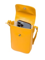 Conkca Buzz Leather Cross-Body Phone Bag - Image 8 of 9