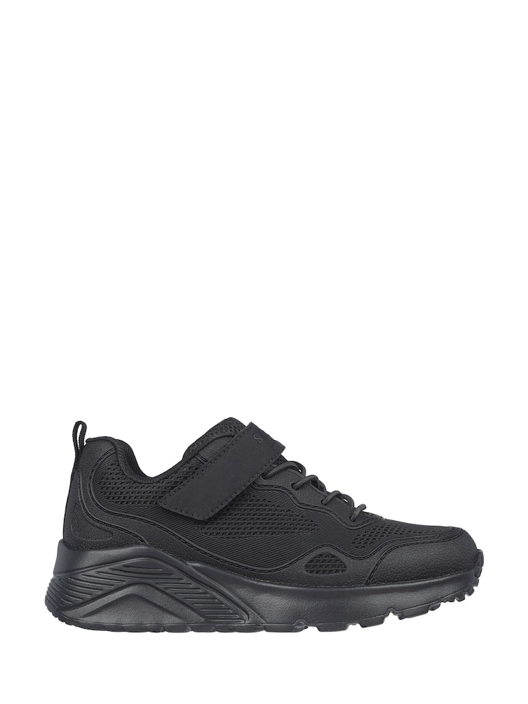 Skechers Black Kids Uno Lite Worlo School Trainers - Image 1 of 3 Skechers Black Kids Uno Lite Worlo School Trainers - Image 1 of 3