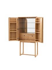 Gallery Home Natural Neston Cocktail Cabinet - Image 7 of 8