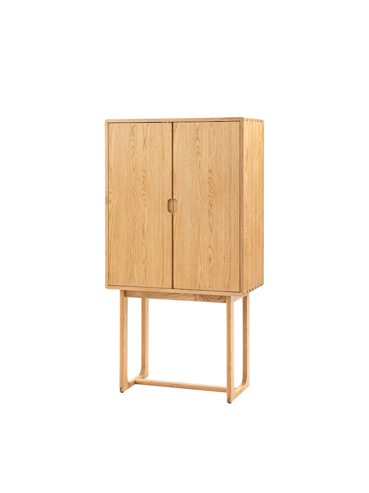 Gallery Home Natural Neston Cocktail Cabinet - Image 8 of 8
