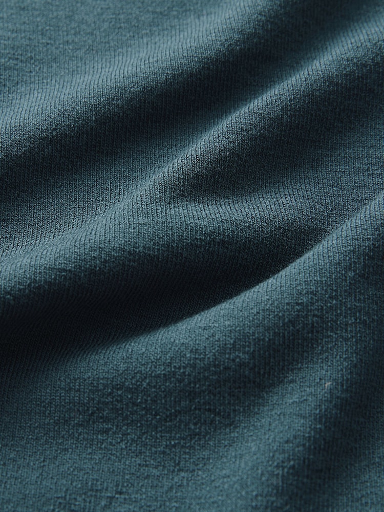 Blue Long Sleeve Asymmetric Gathered Top - Image 8 of 8