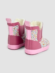 JoJo Maman Bébé Cosy Lined Printed Ankle Wellies - صورة 2 من 4