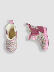 JoJo Maman Bébé Cosy Lined Printed Ankle Wellies - صورة 4 من 4