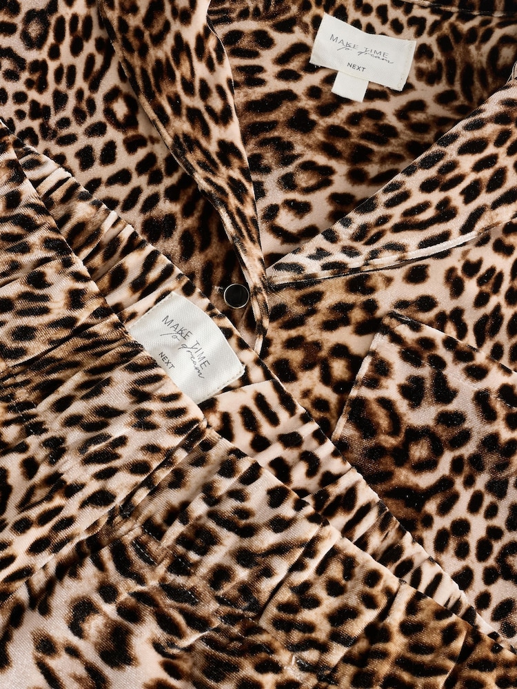 Animal - Samtpyjama mit durchgehender Knopfleiste - Bild 10 von 10 Animal - Samtpyjama mit durchgehender Knopfleiste - Bild 10 von 10