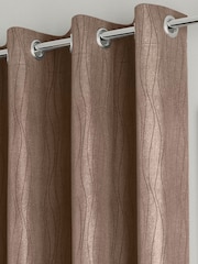 Enhanced Living Bronze Thermal Room Darkening Goodwood Readymade Curtains - Image 2 of 3