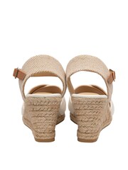 Dunlop White Wedges Open Toe Sandals - Image 3 of 4