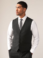 Noir - Laine Blend Motion Flex Costume Gilet - Image 1 of 10