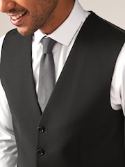 Noir - Laine Blend Motion Flex Costume Gilet - Image 5 of 10