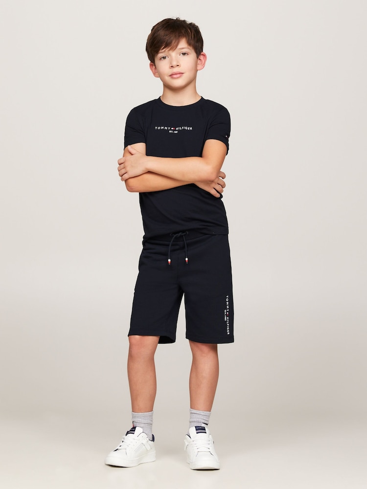 Tommy Hilfiger Blue Essential Shorts Set - Image 1 of 6