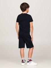 Tommy Hilfiger Blue Essential Shorts Set - Image 2 of 6