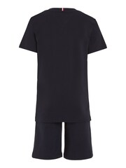 Tommy Hilfiger Blue Essential Shorts Set - Image 5 of 6