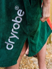 dryrobe Green Full-Zip Towel Robe - Image 4 of 8