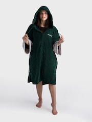 dryrobe Green Full-Zip Towel Robe - Image 5 of 8