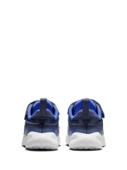 Nike Grey Blue Infant Revolution 7 Trainers - Image 4 of 7