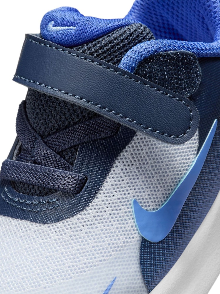 Nike Grey Blue Infant Revolution 7 Trainers - Image 7 of 7