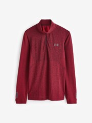 sweat Under Armour Rouge sans coutures à col zippé - Image 5 de 5