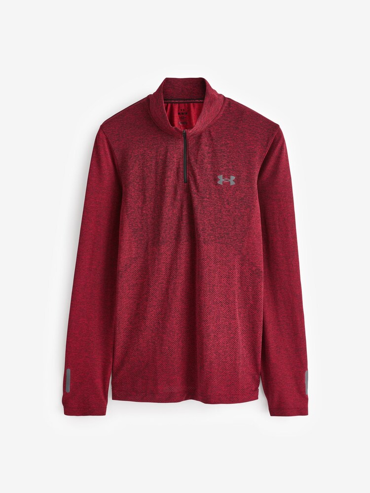 sweat Under Armour Rouge sans coutures à col zippé - Image 5 de 5