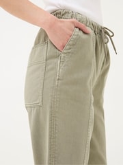 FatFace Ashli Green Tapered Cargo Trousers - Image 4 of 5