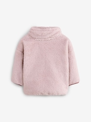 Pink Scenic Borg Fleece Half Zip Top (3mths-7yrs) - Image 7 of 9