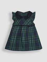JoJo Maman Bébé Green Tartan Baby Dress & Body Set - Image 2 of 6
