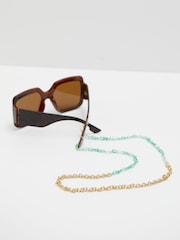 Mood Gold Resin And Chain Link Sunglasses Chain - Image 2 of 5