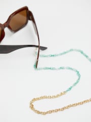 Mood Gold Resin And Chain Link Sunglasses Chain - Image 5 of 5