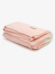 The Little Tailor Baby 100% Cotton Textured Stripe Shawl Blanket - Imagen 4 de 5