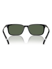 Polo Ralph Lauren Black Rectangle Polarised Sunglasses - Image 3 of 5