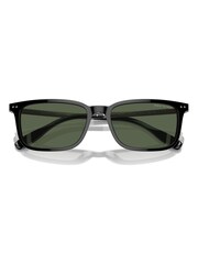 Polo Ralph Lauren Black Rectangle Polarised Sunglasses - Image 4 of 5
