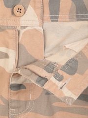 Mountain Warehouse Brown Mens Camo 100% Cotton Cargo Shorts - Image 6 of 6