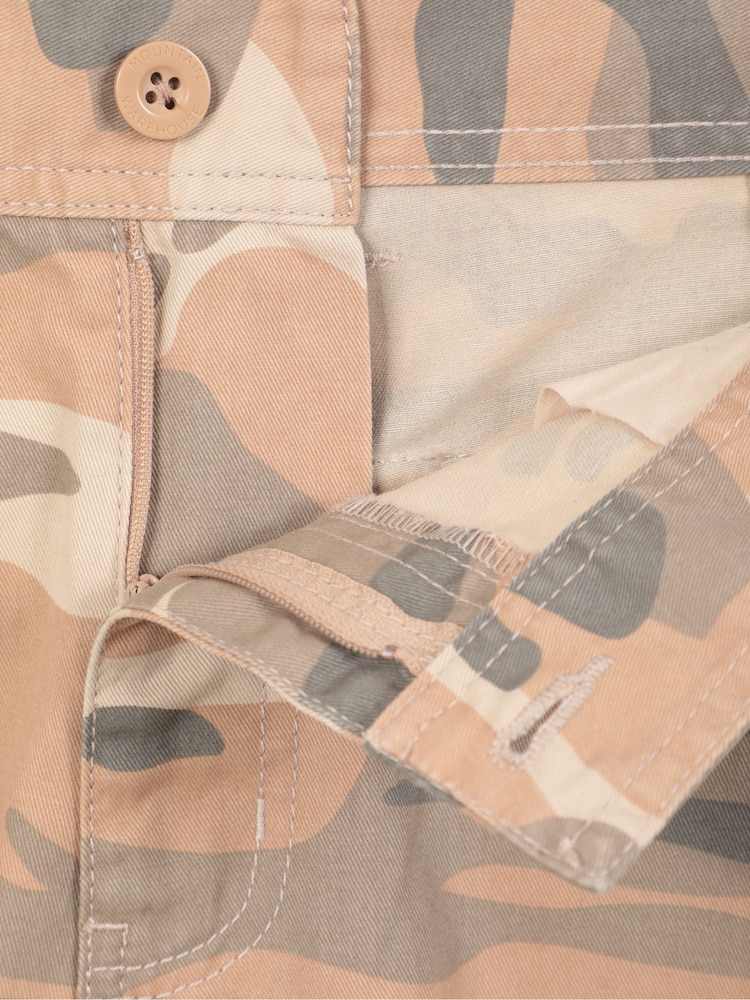 Mountain Warehouse Brown Mens Camo 100% Cotton Cargo Shorts - Image 6 of 6