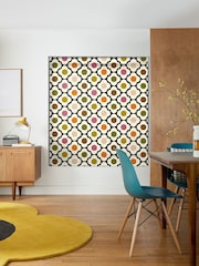 Orla Kiely Black Multi Spot Flower Made to Measure 100% Cotton Roman Blind - Image 5 of 6