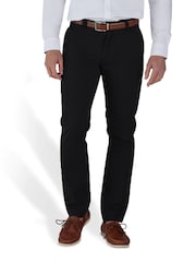 Raging Bull Tapered Chino Black Trousers - Image 1 of 6