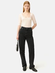 Jigsaw Scoop Neck Rib Top - Image 4 of 6